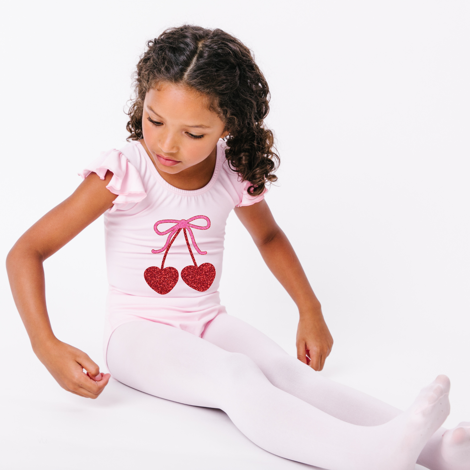 7-1.png Cherry Print Leotard for Baby, Toddler and Girls