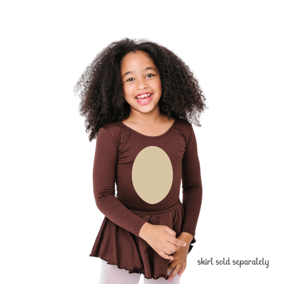 AnimalBellyBrownCostumeforToddlersandGirlsHalloween.png Long Sleeve Animal Costume Leotard
