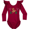 BURRLSPERBALL.png Personalized Holiday Ballerina Leotard | Burgundy