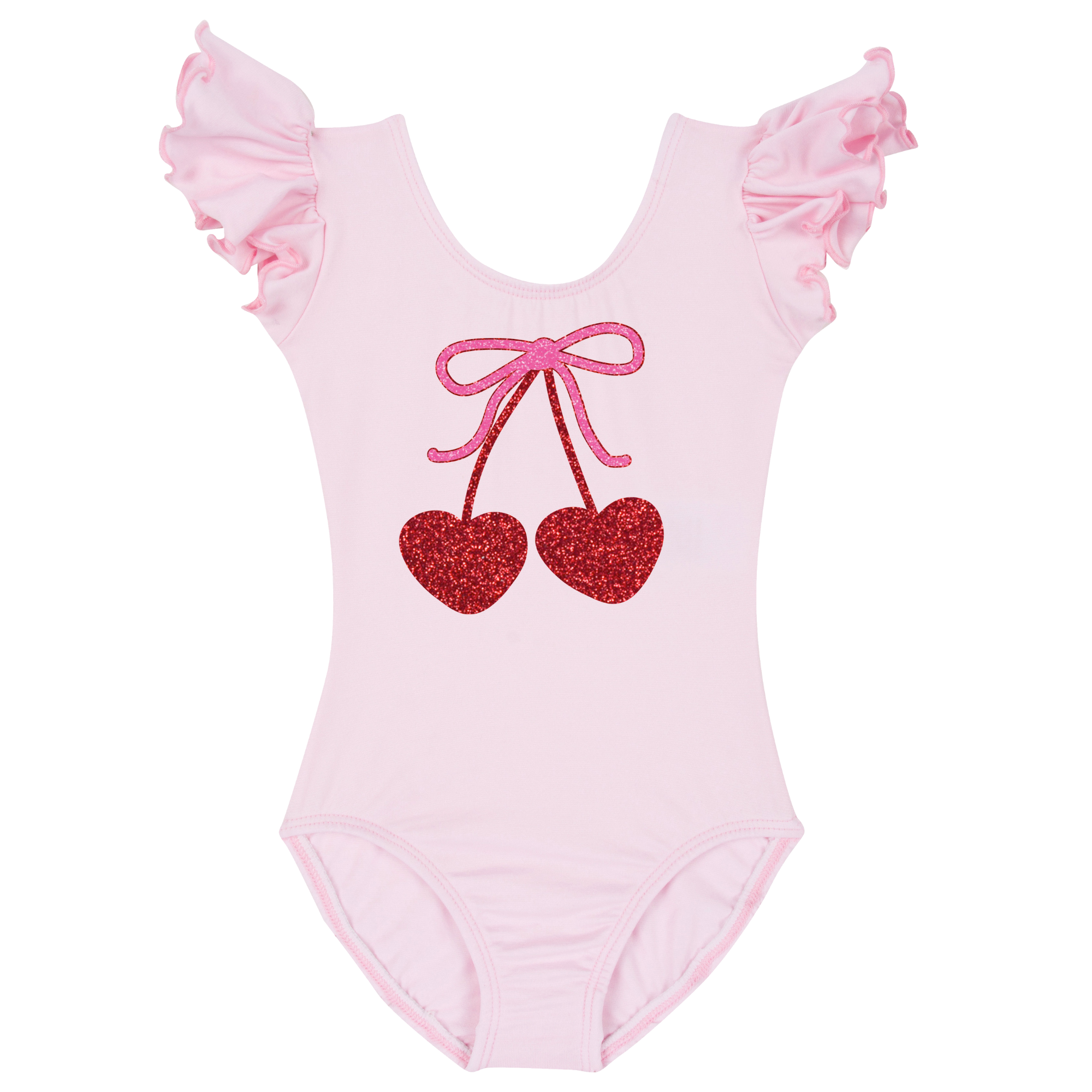 Cherry Print Leotard for Baby, Toddler and Girls