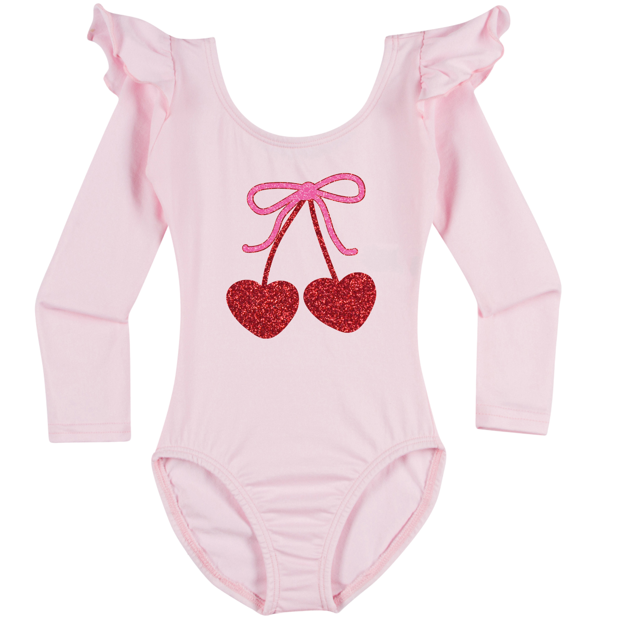 Bow_Cherry_Single_RLS.png Cherry Print Leotard for Baby, Toddler and Girls