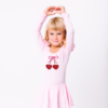 Bow_Cherry_Single_RLS_-_Model.png Cherry Print Leotard for Baby, Toddler and Girls