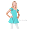 IcyTurquoiseDanceBodysuitforGirl_s.png Icy Turquoise Leotard with Flutter/Ruffle Short Sleeve for Toddler & Girls