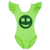 LuckyEmojiLime.png Lucky Emoji Ruffle Leotard