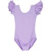 Photo05_zoom.jpg Lilac Purple Leotard with Flutter/Ruffle Short Sleeve for Toddler & Girls