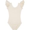 Photo07_zoom_1.jpg Ivory Flutter Sleeve Leotard & Bodysuit