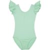 Photo08_zoom_dad7c56f-5a58-4b0f-8902-458e826549e4.jpg Mint Green Leotard with Flutter/Ruffle Short Sleeve for Toddler & Girls
