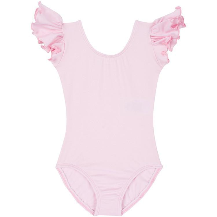 Photo09_zoom_736faac1-29b9-439d-b190-9157f727dc4b.jpg Short Flutter Sleeve Light Pink Leotard