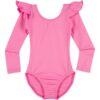Photo13_750_b3a7f5d1-47f4-4872-8095-193a363c1510.jpg Bright Pink Ruffle Long Sleeve Leotard