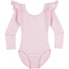Photo14_750_71b43eb8-057d-4b8e-9175-1af882e11fc7.jpg Light Pink Toddler & Girls Long Ruffle Sleeve Leotard
