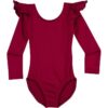 Photo15_750_19b50cba-69e3-431f-9289-9aad9935cd45.jpg Burgundy Girls Long Sleeve Ruffle Ballet Dance Leotard