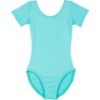 Photo16_750.jpg Short Sleeve Icy Turquoise Ballet Leotard