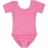 Photo20_zoom.jpg Bright Pink Short Sleeve Leotard for Toddler and Girls