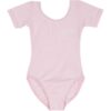 Photo21_zoom.jpg Light Pink Short Sleeve Leotard for Toddler & Girls