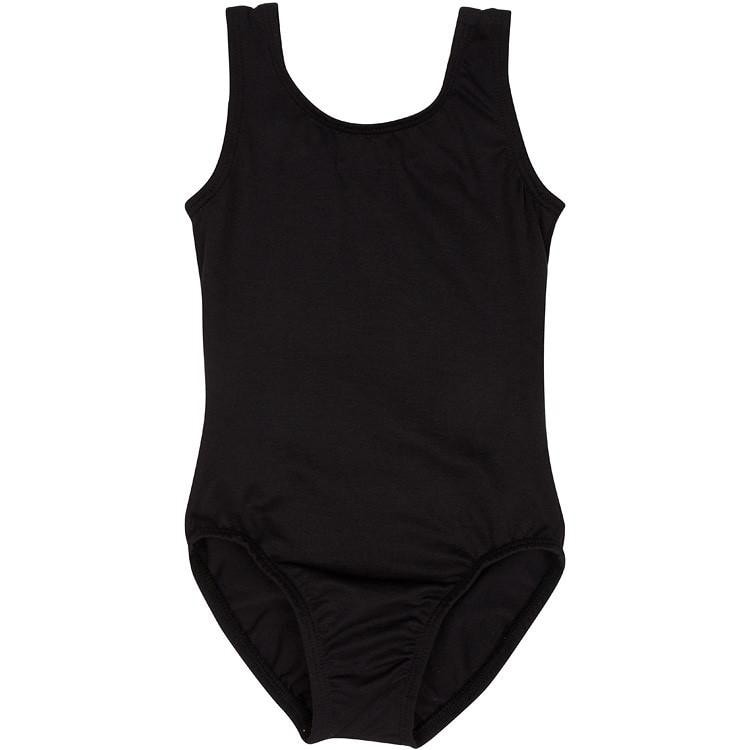 Black Tank Leotard for Ballet and Gymnastics