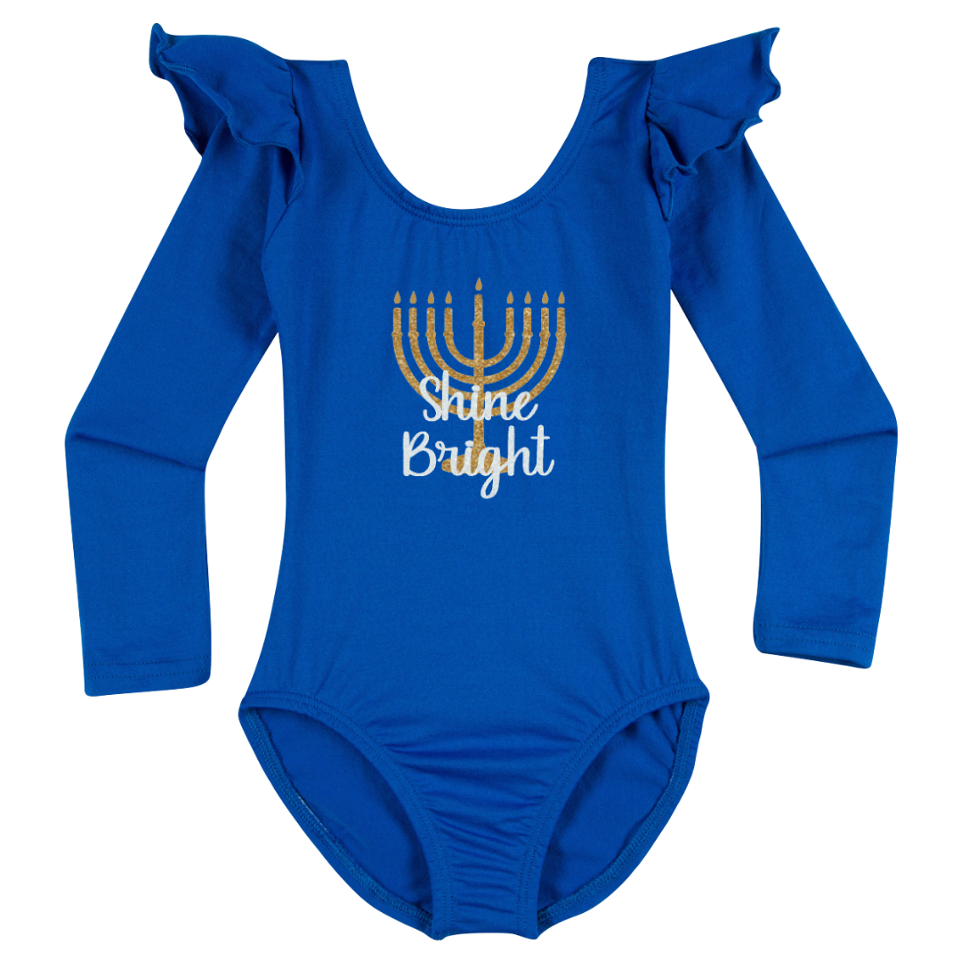 Shine_Bright_-_RBL_RLS.png Shine Bright Hanukkah Leotard | Royal Blue