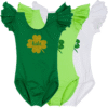 baby_girl_st_patricks_day_personalized_outfit.png St. Patrick's Day Personalized Shamrock Leotard
