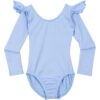 lightbluerufflelongsleeveleotard.jpg Light Blue Ruffle Long Sleeve Leotard