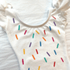 sprinkles_girls_top.png Flutter Sleeve Sweet Sprinkles Leotard